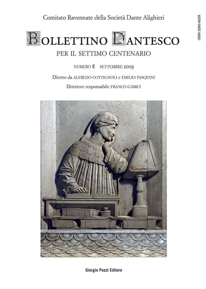 Bollettino dantesco (numero 8 - Settembre 2019) Bollettino dantesco (numero 8 - Settembre 2019)