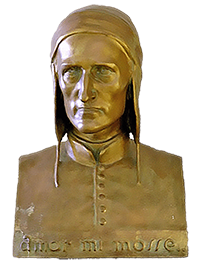 Busto di Dante Alighieri